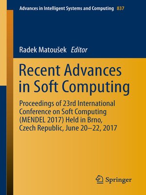 cover image of Recent Advances in Soft Computing